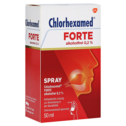 Chlorhexamed FORTE alkoholfrei 0,2% 50 Milliliter N2