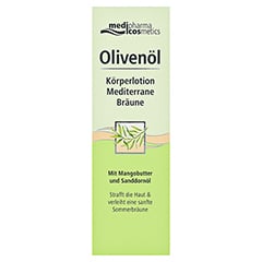 medipharma Olivenöl Körperlotion Mediterrane Bräune 200 Milliliter - Vorderseite