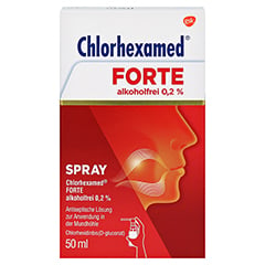 Chlorhexamed FORTE alkoholfrei 0,2% 50 Milliliter N2 - Vorderseite