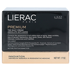 LIERAC Premium seidige Creme 50 Milliliter - Vorderseite