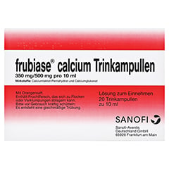 Frubiase Calcium 350mg/500mg 20 Stück N1 - Vorderseite