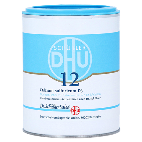 BIOCHEMIE DHU 12 Calcium sulfuricum D 3 Tabletten 1000 Stück