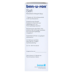 Ben-u-ron Saft 100 Milliliter N1 - Rechte Seite