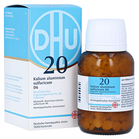 BIOCHEMIE DHU 20 Kalium alum.sulfur.D 6 Tabletten 420 Stck N3