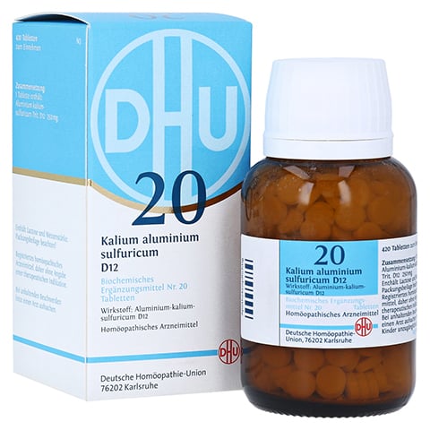 BIOCHEMIE DHU 20 Kalium alum.sulfur.D 12 Tabletten 420 Stück N3