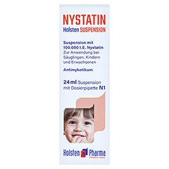 Nystatin Holsten 24 Milliliter N1 - Rückseite