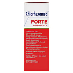 Chlorhexamed FORTE alkoholfrei 0,2% 50 Milliliter N2 - Rechte Seite