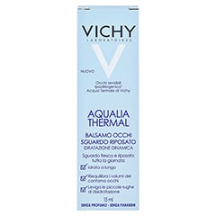 Vichy Aqualia Thermal Belebender Augenbalsam 15 Milliliter - Rückseite