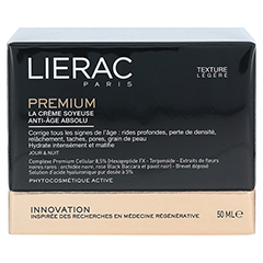 LIERAC Premium seidige Creme 50 Milliliter - Rckseite