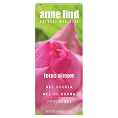 ANNE lind Duschgel lotus ginger 150 Milliliter - Rckseite