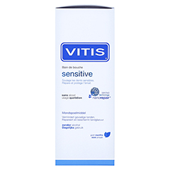 VITIS sensitive Mundspülung 500 Milliliter - Rückseite