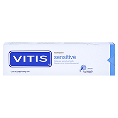 VITIS sensitive Zahnpasta 100 Milliliter - Vorderseite