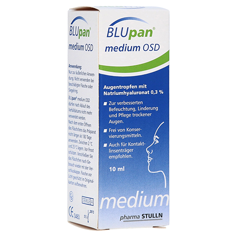 BLUPAN medium OSD Augentropfen 10 Milliliter