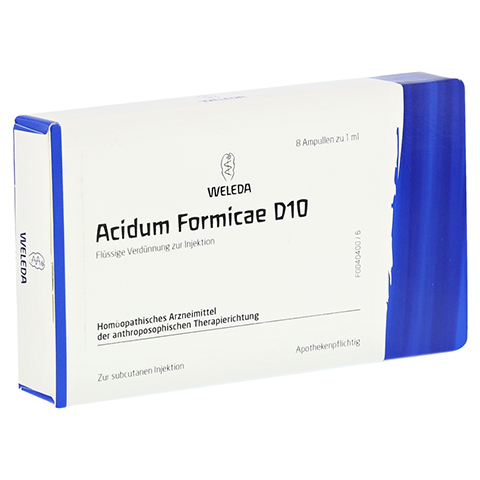 ACIDUM FORMICAE D 10 Ampullen 8 Stck N1