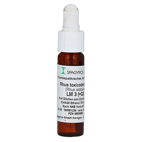 RHUS TOXICODENDRON LM 3 Dilution 9 Milliliter N1