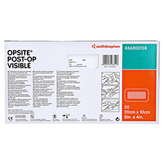 OPSITE Post-OP Visible 10x20 cm Verband 20 Stck - Rckseite