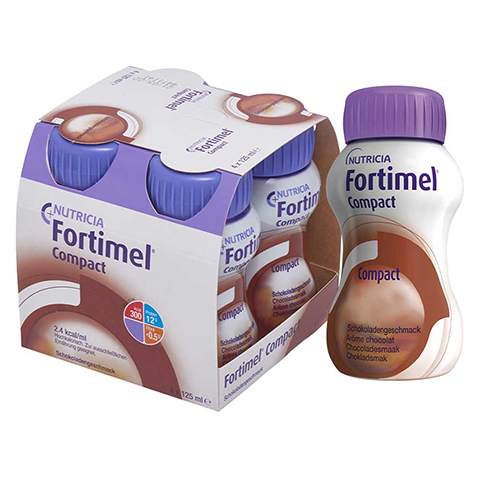 FORTIMEL Compact 2.4 Schokoladengeschmack 4x125 Milliliter