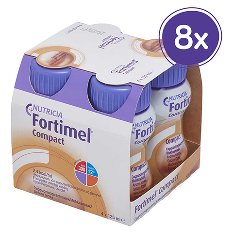 FORTIMEL Compact 2.4 Cappuccinogeschmack 8x4x125 Milliliter