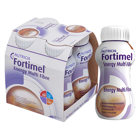FORTIMEL Energy MultiFibre Schokoladengeschmack 4x200 Milliliter