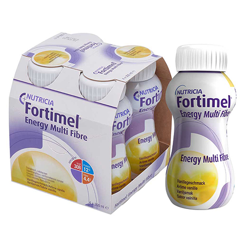 FORTIMEL Energy MultiFibre Vanillegeschmack 4x200 Milliliter