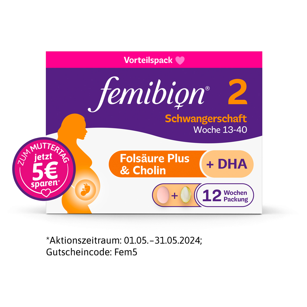FEMIBION 2 Schwangerschaft Kombipackung 2x84 Stück