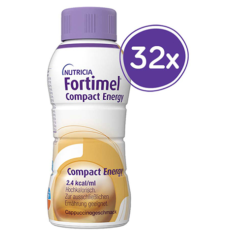 FORTIMEL Compact Energy Cappuccino 8x4x300 Milliliter
