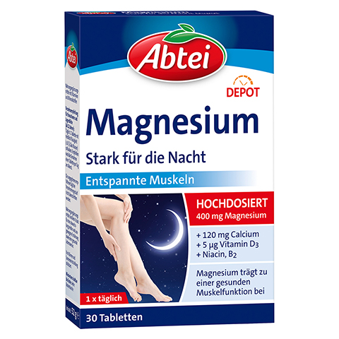 ABTEI Magnesium Stark fr die Nacht Depot Tabl.TF 30 Stck