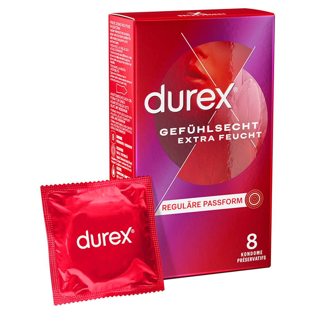 DUREX Gefühlsecht extra feucht Kondome 8 Stück