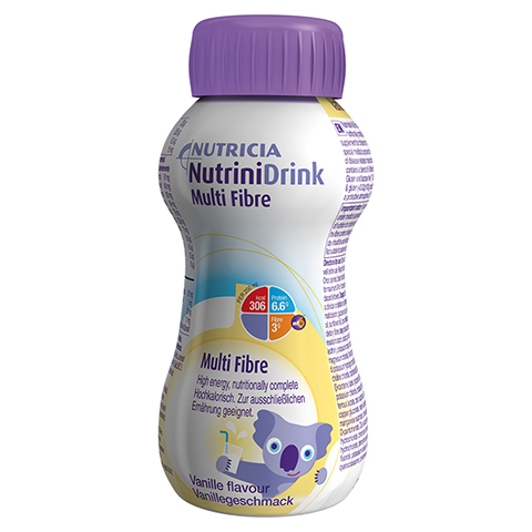 NUTRINIDRINK MultiFibre Vanillegeschmack 200 Milliliter