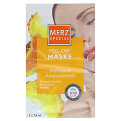 MERZ Spezial Peel-off Maske Papay./Ananasenz. 2x7.5 Milliliter