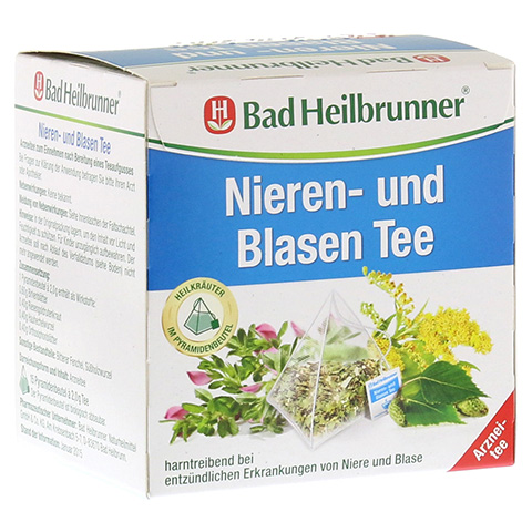 BAD HEILBRUNNER Nieren- und Blasen Tee Filterbeut. 15x2.0 Gramm