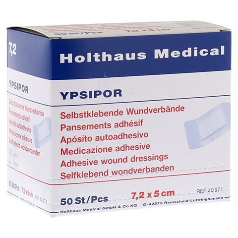 Wundverband Ypsipor Steril 5x7,2 cm 50 Stück