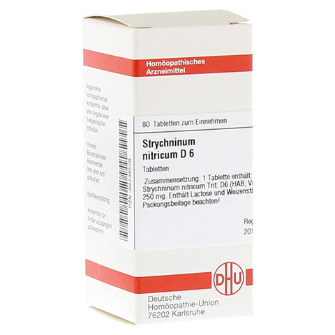 STRYCHNINUM NITRICUM D 6 Tabletten 80 Stck N1