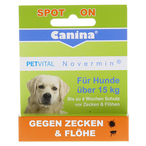 PETVITAL Novermin flüssig f.Hunde über 15 kg 4 Milliliter