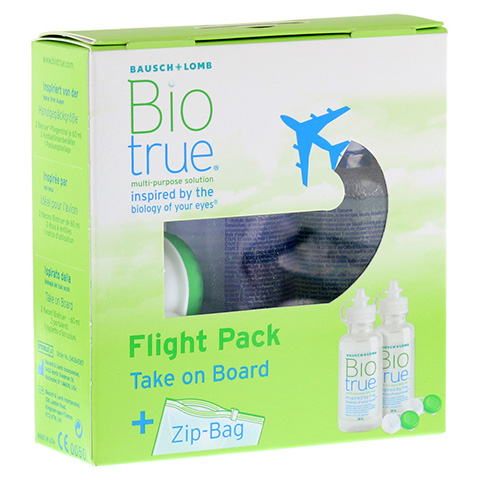 BIOTRUE All in one Lsung Flight Pack 2x60 Milliliter