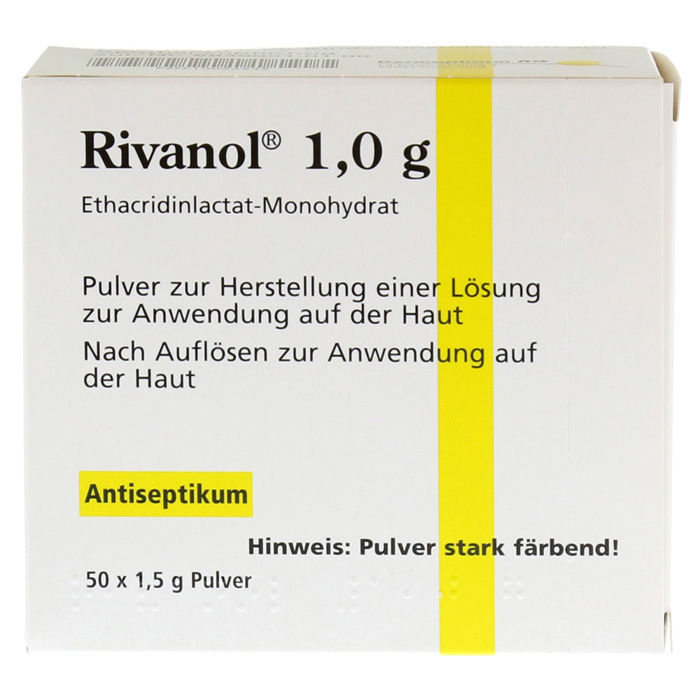 Rivanol 1,0g Pulver 50 Stück