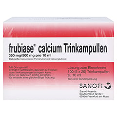 Frubiase Calcium 350mg/500mg 5x20 Stück N3 - Vorderseite