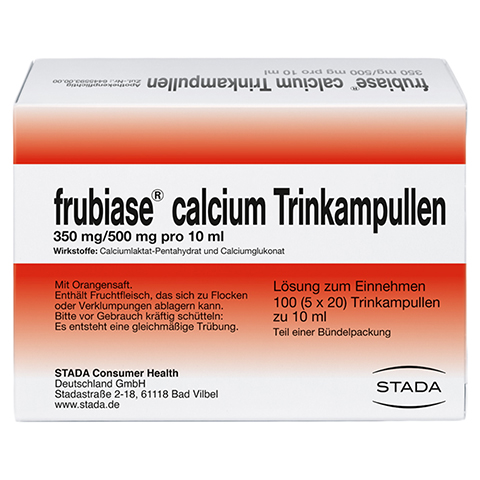 Frubiase Calcium 350mg/500mg 5x20 Stück N3