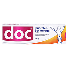Doc Ibuprofen Schmerzgel 5% 100 Gramm N2 - Vorderseite