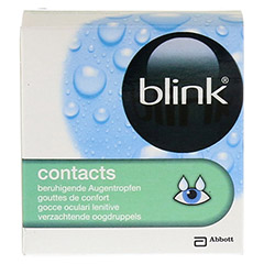 BLINK contacts beruhigende Augentropf.Einz.d.pip. 20x0.35 Milliliter - Vorderseite