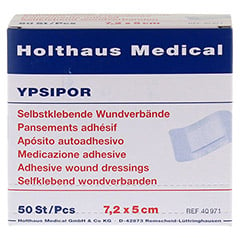 Wundverband Ypsipor Steril 5x7,2 cm 50 Stück - Vorderseite