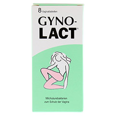 GYNOLACT Vaginaltabletten 8 Stück - Vorderseite