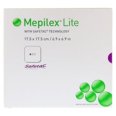 MEPILEX Lite Schaumverband 17,5x17,5 cm steril 5 Stück - Vorderseite