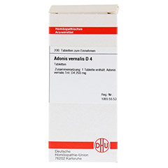 ADONIS VERNALIS D 4 Tabletten 200 Stck N2 - Vorderseite