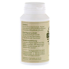 OLIVENBLATT-Extrakt 500 mg Mono-Kapseln 60 Stück - Linke Seite