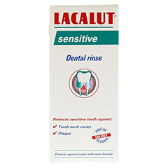 LACALUT sensitive Zahnspl-Lsung 300 Milliliter - Rckseite