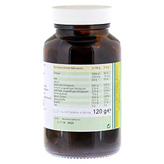 WEIZENGRAS 500 mg Bio Tabletten 240 Stück - Rückseite