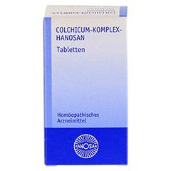 COLCHICUM KOMPLEX Hanosan Tabletten 100 Stück N1 - Rückseite
