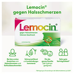 Lemocin gegen Halsschmerzen 20 Stck N1 - Info 1