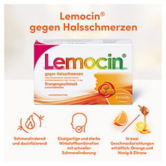 Lemocin gegen Halsschmerzen 2mg/0,6mg/1,2mg Orange 24 Stck N1 - Info 1